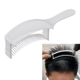 Professional Haircut Fade Combs - Innovative Dual-Layer Fast and Convenient Trimming - Curved Positioning Comb Barber Hair Cutting Comb Kit for Men Women Hair Styling DIY Haircuts