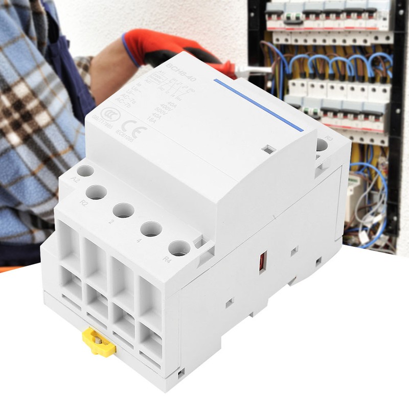 4P 40A 24V/ 50/60Hz Household AC Contactor 2NO2NC (230VAC)