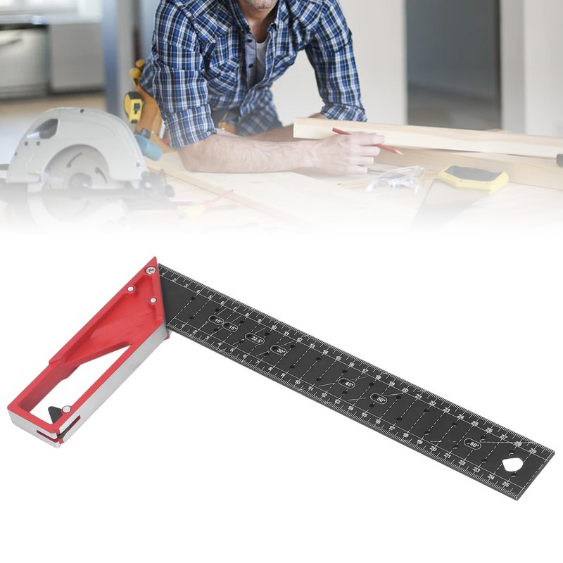 Woodworking Square Multi Angle Professional L Shaped Aluminum Alloy Scribing