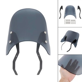 Areyourshop Plastic Windshield Motorcycle Windscreen fit for HONDA CL250/CL300/CL500 2023-2024, Rebel 250/300/500 2021-2024, CMX 250/300/500/1100 2021-24, CM 250/300/500/1100 2021-2024