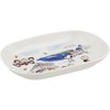 Snoopy Oval Plate Italian & Greek 2 Pattern Plate 3870066