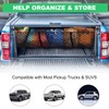 Upgrade Cargo Net Trunk Bed Organizer for Ford/Dodge/GMC/Chevy Silverado/Toyota/Nissan/Honda/Lincoln and