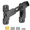 Gemasp Upgrade Sliding Barn Door Lock Latch, Stainless Steel Gate