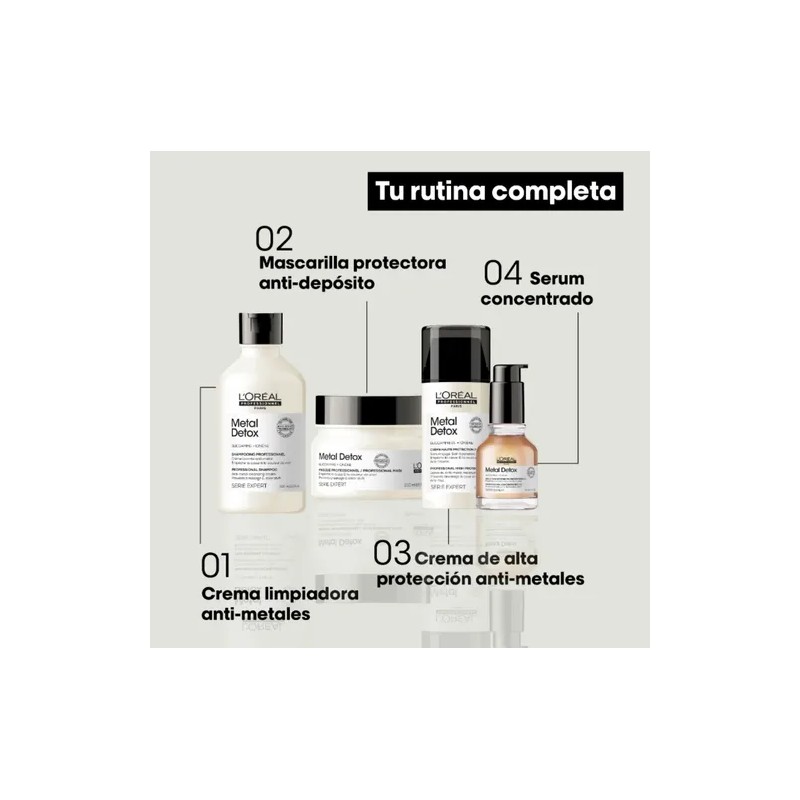 Loreal Metal Detox Sh 300 + Masc 250 + Crema