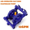 LOYALHEARTDY Air-Operated Double Diaphragm Pump Cast Iron Diaphragm Pump QBK-15L