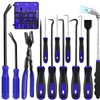 13 Pcs Precision Pick and Hook Set with Scraper, Clip