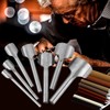 7pcs /set DIY Leather Carft Half Round Punch Belt End