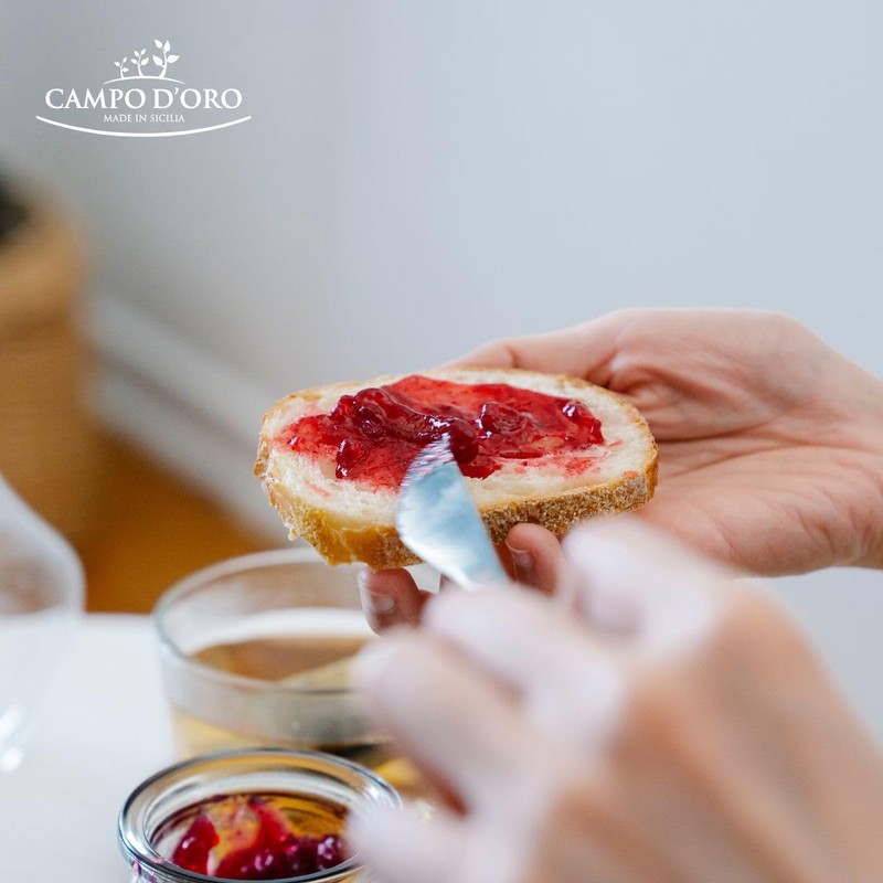 Campo D'Oro Sicilian Strawberry Jam – Italian Marmalade – 100%