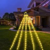 ZNYCYE Patio Umbrella Solar Lights, Umbrella Lights Outdoor Patio with