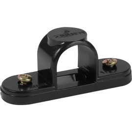 Electrical Conduit System, 20mm Black PVC, Boxes, Bends, Tees and Accessories (20MM SPACE BAR SADDLE 10 PACK)