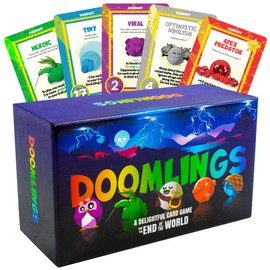 Doomlings - A Delightful Card Game for The End of The World - Best New Strategy Card Game for Adults, Kids, & Teens | 2-6 Players | Perfect for Families and Travel | Easy to Learn (Base Edition)