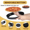 Tart Pan, 2PCS 9 Inch Removable Round Bottom, Carbon Steel