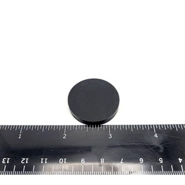 1 1/4" Wide Round Rubber Stick on Feet Bumpers 3/16" Thick Adhesive Pad (Pack Size: 4 Pack)