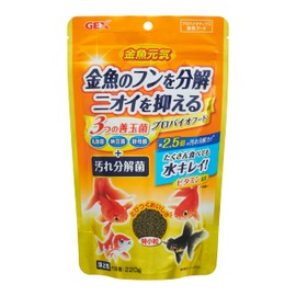 GEX Goldfish Energizing Probio Food, Formulated with 3 Good Bacteria, Floating Granular Type Food, 7.8 oz (220 g)