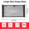 2 Pack Large Cargo Net for Trunk, Storage Mesh Net