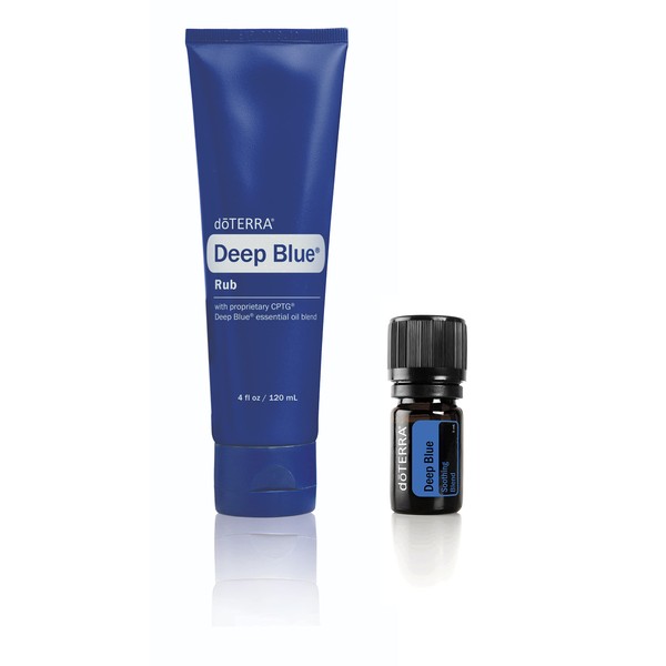 Deep Blue Sore Muscle Rub & Soothing Essential Oil Blend 2 Piece Set