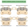 Sintered Brake Pads Front and Rear for Can-Am Defender HD10