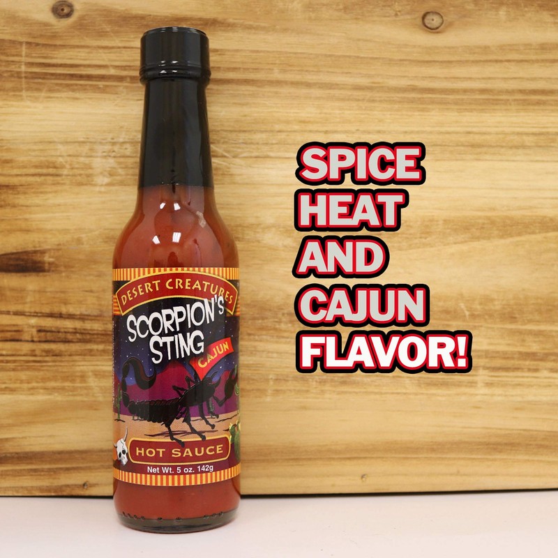 ASS KICKIN" Desert Creatures Cajun Hot Sauce - Scorpion's Sting