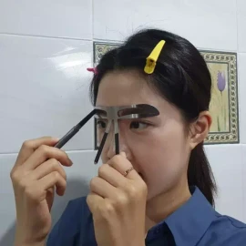 SS [에스에스_62]눈썹그리기 가이드 여자눈썹모양틀 자연형 SS-62 Eyebrow Drawing Guide Female Eyebrow Shape Template Natural Type