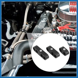 A ABSOPRO 12pcs 7mm 8mm Car Engine Spark Plug Separators Ignition Wire Separators Holder Black Item Replacement