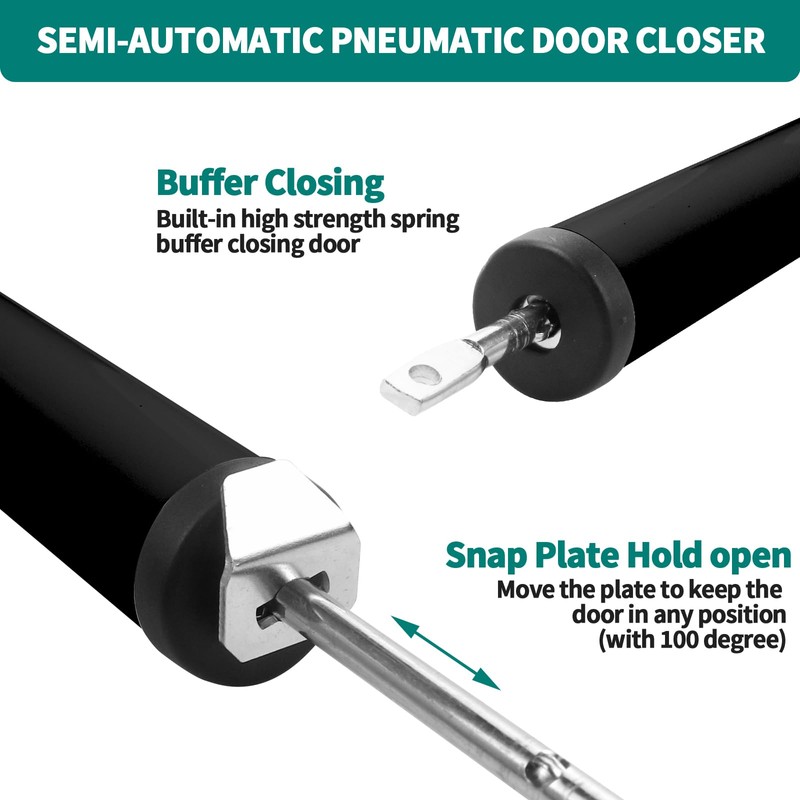 2 PCS Screen and Storm Door Closer Kit, Heavy Duty