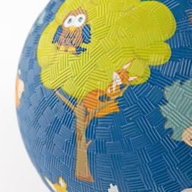 sigikid 43086 Forest Animals Rubber Ball 17 cm Dark Blue/Forest