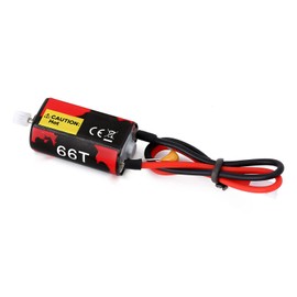 INJORA RC Car Motor 050 66T Brushed Motor for 1/24 RC Crawler Axial SCX24 AX24 AXI00002 AXI00001 AXI90081 AXI00004 Upgrade Parts (with Metal Bracket)