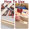 Rierousy Drilling Template Furniture Making Drilling Aid Vertical Drilling Woodworking