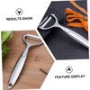 Mobestech 2Pcs Y Shape Stainless Steel Fruit Vegetable Peeler Ergonomic