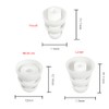 Triple Flange Eartips Soft Silicone Replacement Earbud Tips Fit for