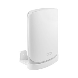 Holicfun Wall Mount for NETGEAR Orbi Mesh WiFi 6 Router and Satellite, Compatible with Orbi RBS760, RBK762S, and RBK763S (White)