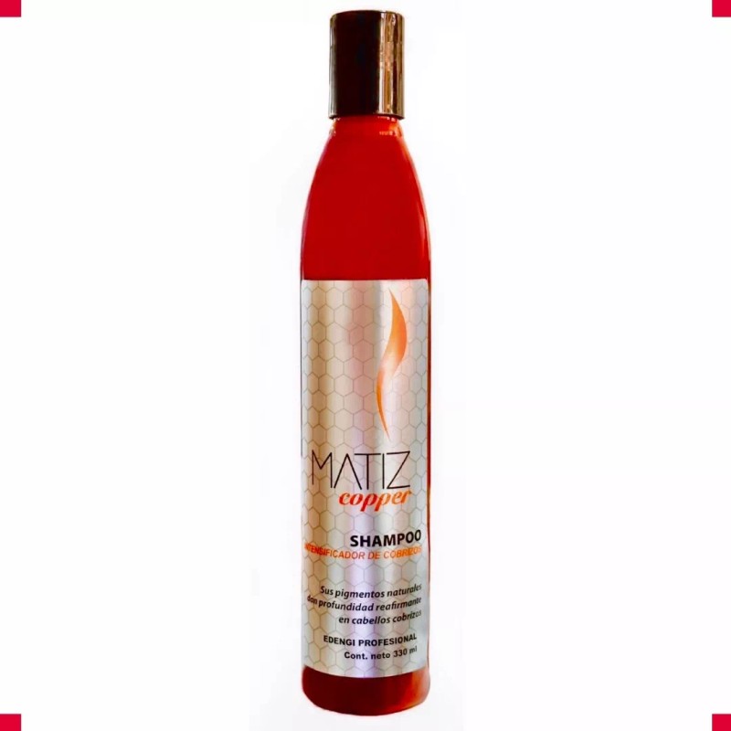 Edengi Shampoo Matiz Copper Intesificador De Cobrizos Edengi 330ml