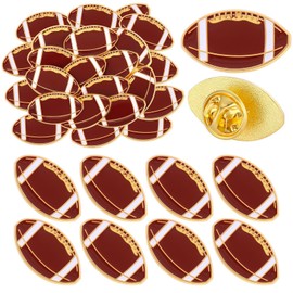 40PCS Football Pins,Sports Lapel Pins Bulk,Football Sports Enamel lapel Pin for Sport Lover School Backpack Hat Decor