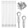 uxcell 10Pcs 8" Cabinet Door Restraint with Screws, 304 Stainless