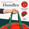 Christmas Wreath Storage Bag - Made from Heavy-Duty Tarp Material