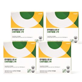 Cubian (현대홈쇼핑)큐비앤 면역밸런스앤 다래추출물 스틱 30포x4 4개월분 (Hyundai Home Shopping) Qubiann Immune Balance and Kiwi Extract Stick 30 Packs x 4, 4 Month Supply