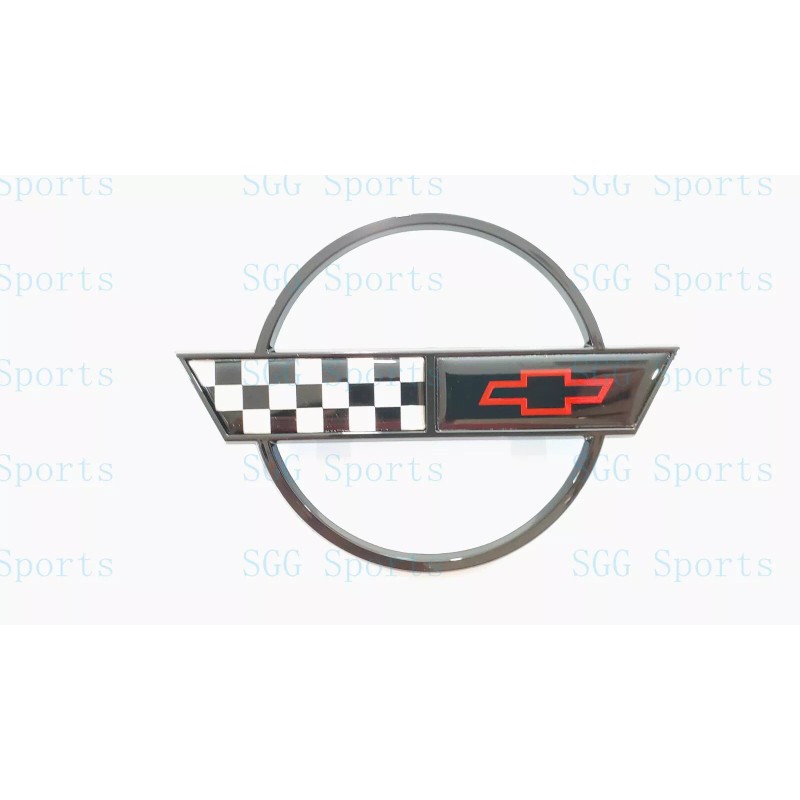 AUTO 2PC 1984-1996 C4 Corvette Black Front Nose Hood Rear