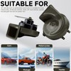 FARBIN Car Horns 12v Loud Dual-Tone Auto Snail Horn Electric