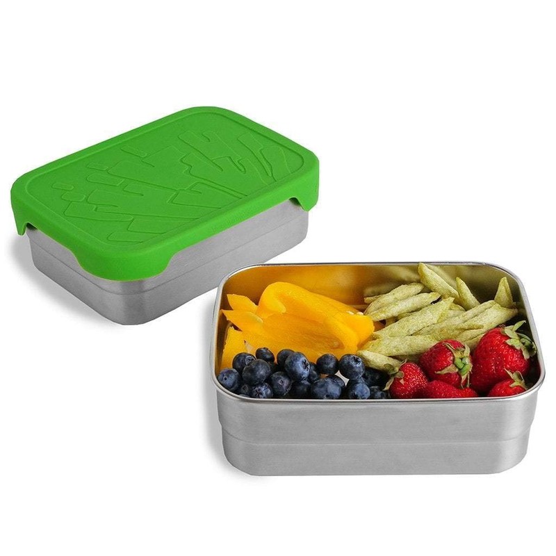 ECOlunchbox Blue Water Bento | Splash Box XL, Große Edelstahldose