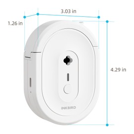 Inkbird N12 Bluetooth Label Maker Printer with Tape Mini Portable