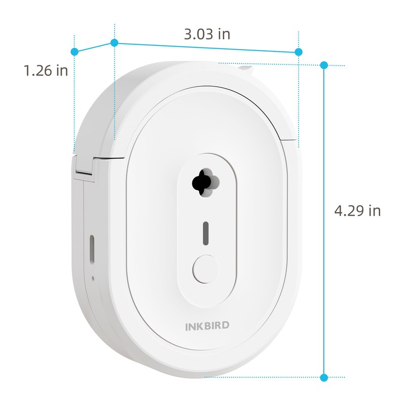 Inkbird N12 Bluetooth Label Maker Printer with Tape Mini Portable