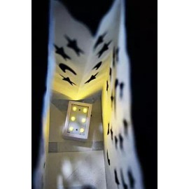 Quasimoon Sunburst Paper Luminaries / Luminary Lantern Bags Path Lighting (10...