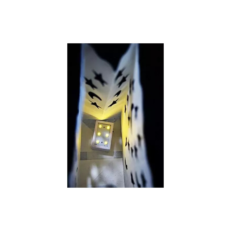 Quasimoon Sunburst Paper Luminaries / Luminary Lantern Bags Path Lighting