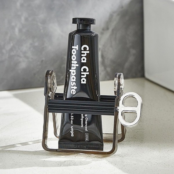 UDQYQ Tube Squeezer / Tube Press - Toothpaste Squeezer Made of Premium ABS Plastic - Squeeze and Empty Tubes Completely - Suitable for Toothpaste, Oil Paint, Hand Cream or Ointment (Black)