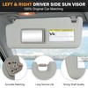Left Driver Right Passenger Side Grey Sun Visor Fit for