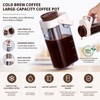 HOUSEASSIST Cold Brew Coffee Maker with 350-Mesh Fine Filter, 34oz