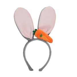 Zhzrche Bunny Ears Headband Easter Costume Accessories Cosplay Hearwear Easter Party Decoration