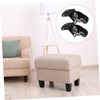 WOONEKY Heavy Duty Caster Wheels Silent Furniture Castor Small Castor