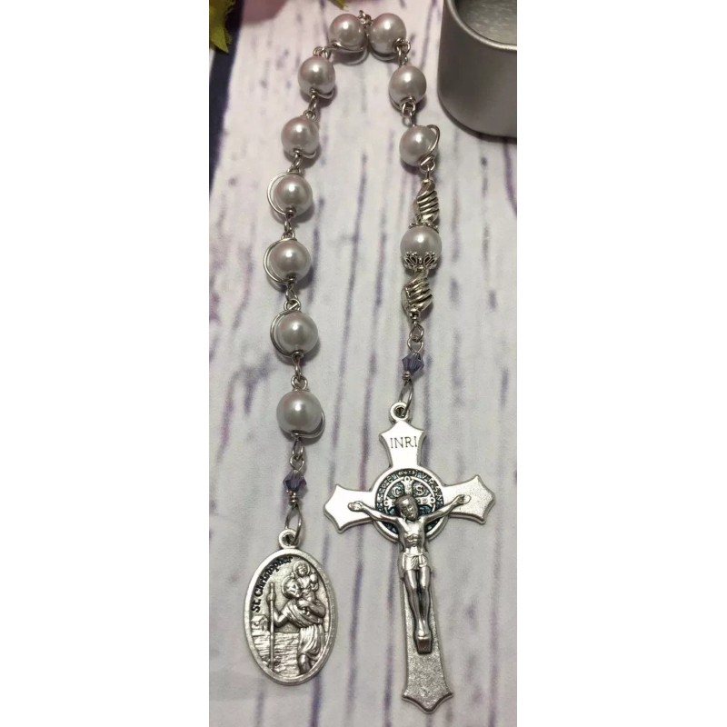 St. Christopher Single Decade Rosary| Catholic Rosary — Handmade