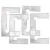 CRL C.R. LAURENCE V1E4GKCLR CRL Clear Gasket Replacement Kit for Vienna Hinges